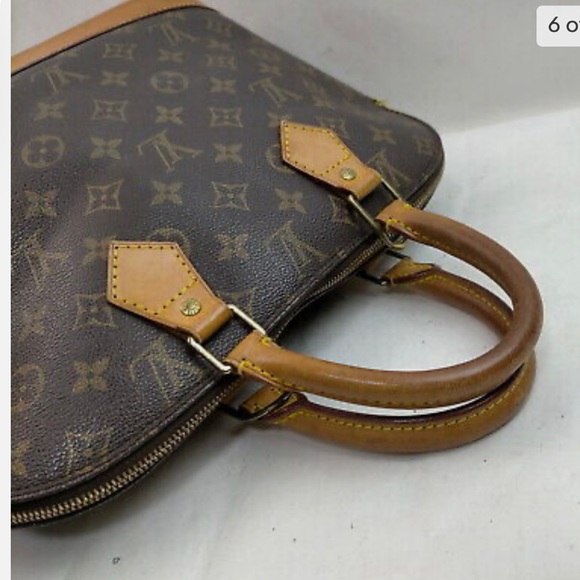Louis Vuitton LV Hand Bag Alma Browns Monogram - Picture 7 of 11